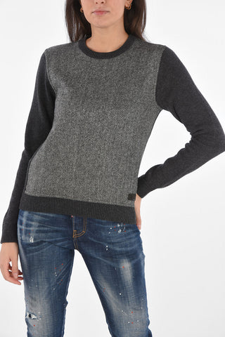 Herringbone Crewneck Sweater