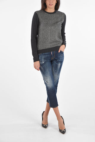 Herringbone Crewneck Sweater