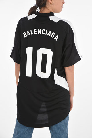 T-Shirt Girocollo SOCCER TEAM con Dettagli Stampati e Ricamati