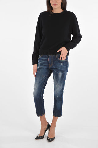 Maglia Girocollo in Lana e Cashmere