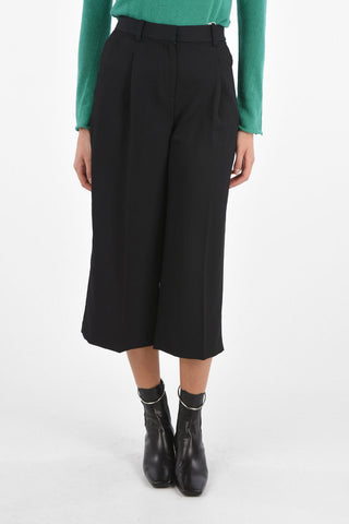 4 Pockets Gaucho Pants with Belt Loops