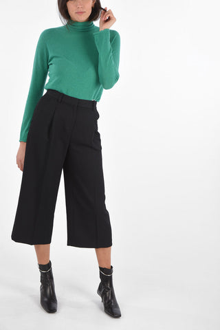 4 Pockets Gaucho Pants with Belt Loops