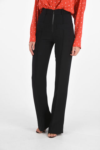 2 Flap Pockets Pants with Front Zip