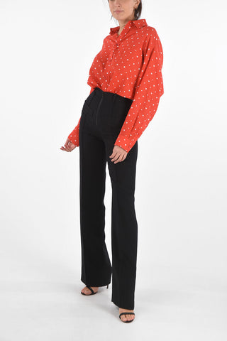 2 Flap Pockets Pants with Front Zip