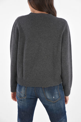 Maglia Girocollo in Lana e Cashmere