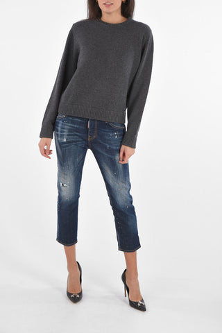 Maglia Girocollo in Lana e Cashmere
