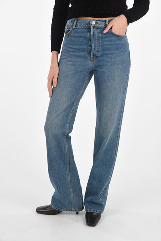 5 Pockets Regular Rise Palazzo Denims