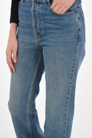 5 Pockets Regular Rise Palazzo Denims