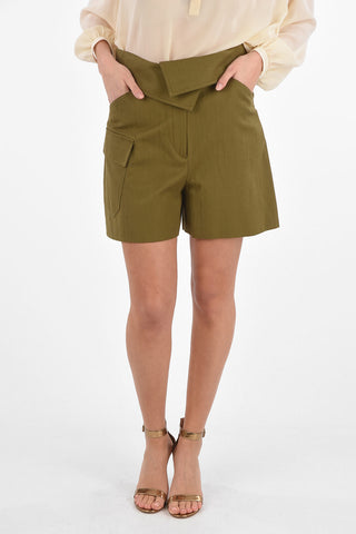 Shorts Utility con Chiusura Destrutturata