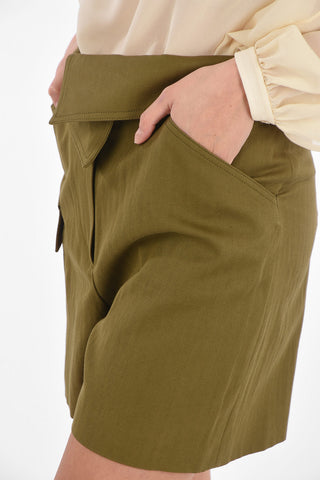 Shorts Utility con Chiusura Destrutturata