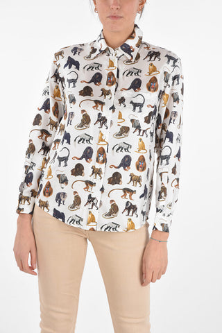 Printed Silk JULIETTE Shirt