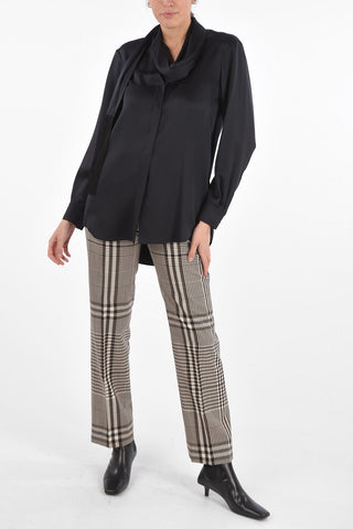 Silk MICHELA Tie Neck Blouse