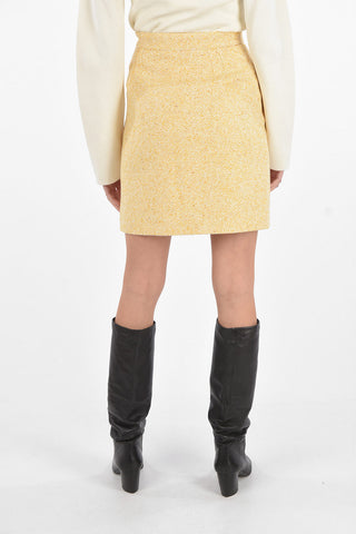 Lined Miniskirt with Side Zip