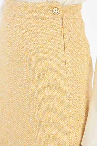 Lined Miniskirt with Side Zip