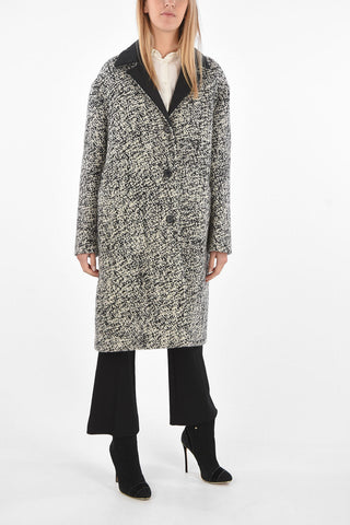 Virgin Wool Cable Knit Coat