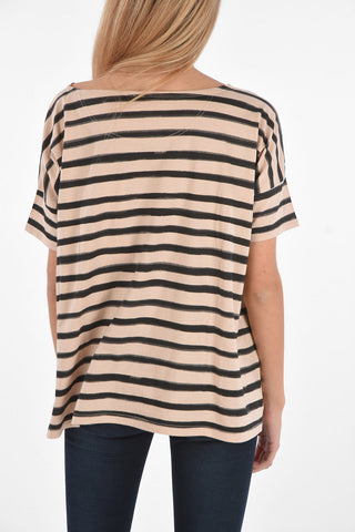 T-shirt oversized a righe
