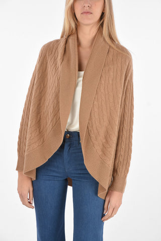 Cashmere Aran CORONA Cardigan with Shawl Collar