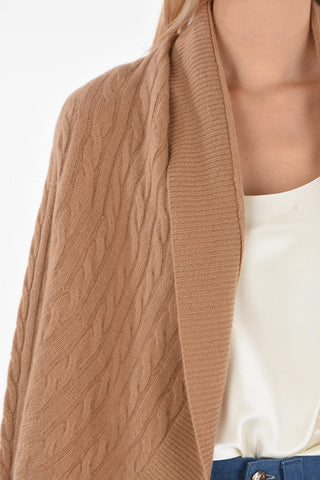 Cashmere Aran CORONA Cardigan with Shawl Collar