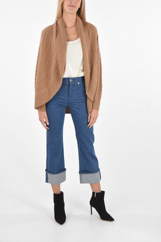 Cashmere Aran CORONA Cardigan with Shawl Collar