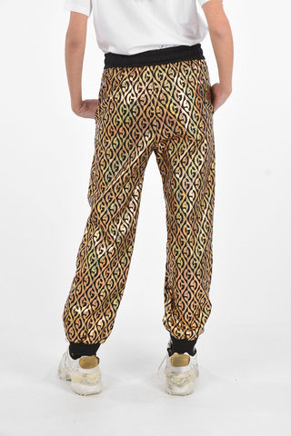 Joggers con Stampa Motivo Monogram