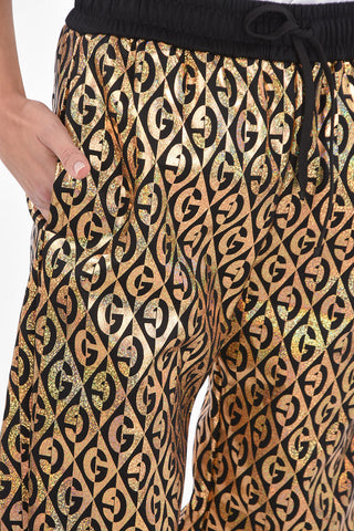 Joggers con Stampa Motivo Monogram