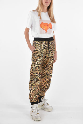Joggers con Stampa Motivo Monogram