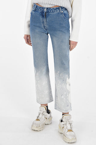 Jeans SHAPE CROPPED Lavaggio Bleach