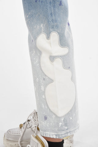 Jeans SHAPE CROPPED Lavaggio Bleach