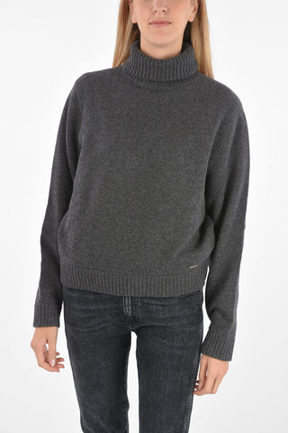 Wool and Cashmere Turtleneck Sweater
