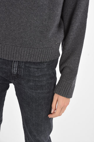 Wool and Cashmere Turtleneck Sweater