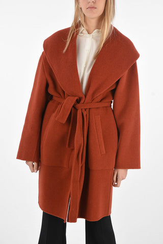 Wool Single Breasted Trench