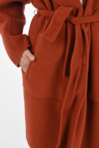 Wool Single Breasted Trench
