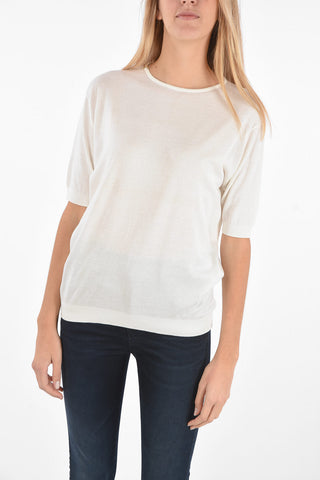 Short sleeve crew-neck OSWALD sweater