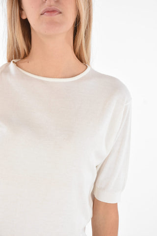 Short sleeve crew-neck OSWALD sweater