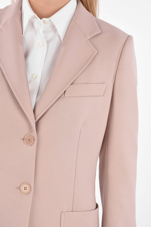 2 Buttons Single-breasted Blazer with Patch Pockets