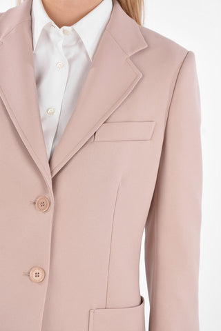 2 Buttons Single-breasted Blazer with Patch Pockets