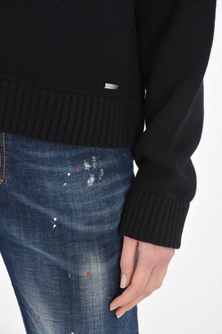 Maglia Girocollo in Lana e Cashmere