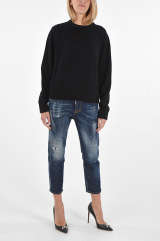 Maglia Girocollo in Lana e Cashmere