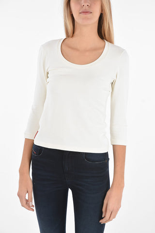Long sleeve crew-neck t-shirt