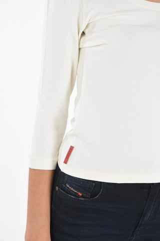 Long sleeve crew-neck t-shirt