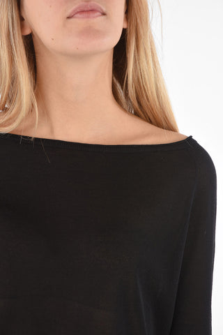 silk crew-neck sweater