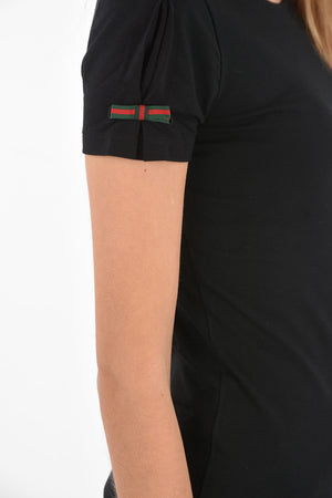 T-shirt girocollo in cotone