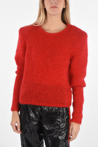 Padded Shoulder PU ERIN Sweater