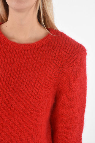 Padded Shoulder PU ERIN Sweater