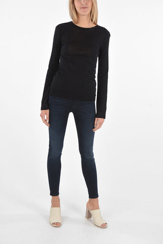 Long sleeve crew-neck t-shirt