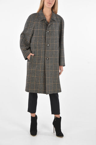 District Check Coat with Flush Pockets