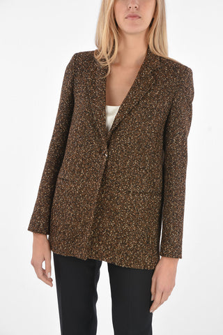 Blazer 1 Bottone GIOVE in Lana Tweed