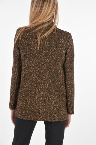 Blazer 1 Bottone GIOVE in Lana Tweed