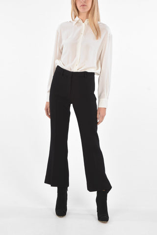 Virgin Wool Boot cut Pants