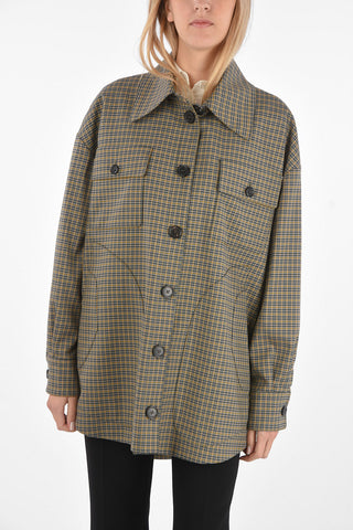 Vigirgin Wool Tartan Coat